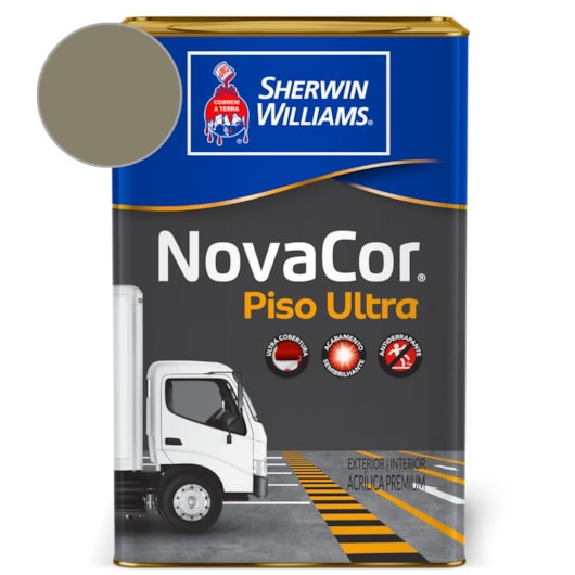 Tinta Para Piso Ultra NovaCor Concreto Sherwin Williams 18L - Imagem principal - 843f53a9-b5bb-43f9-9470-e2ca512cbe51