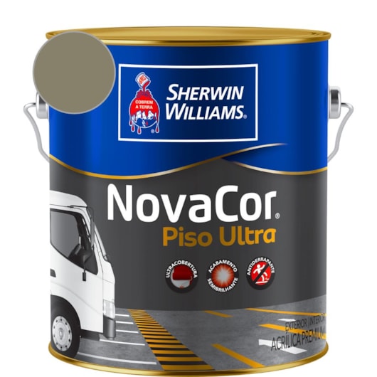 Tinta Para Piso Ultra NovaCor Concreto Sherwin Williams 3,6L - Imagem principal - 2d99e0d9-a1d7-4e9f-a8cb-e865451e7208