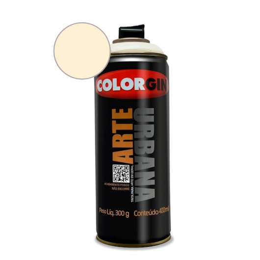 Tinta Spray Arte Urbana Algodão Colorgin 350g - Imagem principal - dc136e6a-60c4-4190-bbdf-10dd9c34832c