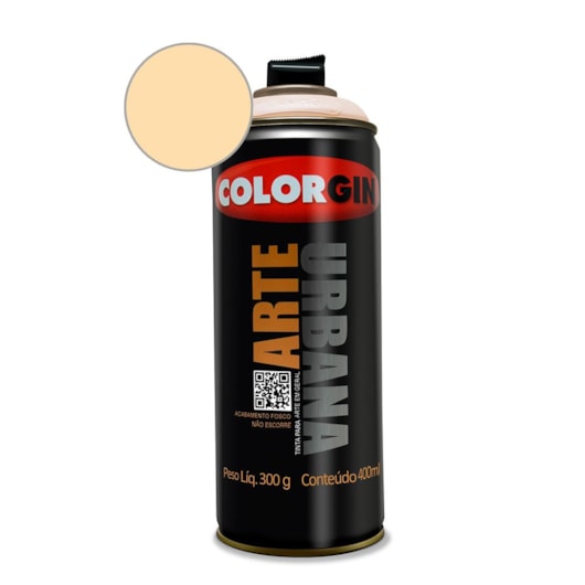Tinta Spray Arte Urbana Bambu Colorgin 350g - Imagem principal - 49e6a933-821f-4796-98cb-4e8d40d5aa9d