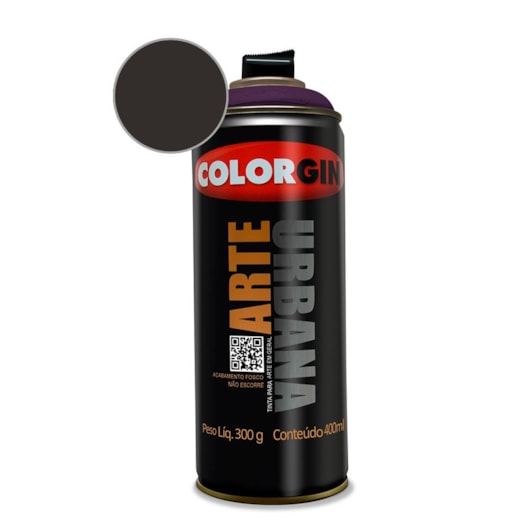Tinta Spray Arte Urbana Berinjela Colorgin 350g - Imagem principal - e31c3580-8fd2-4f7e-bfef-994085726119