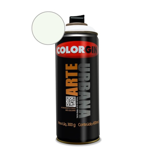 Tinta Spray Arte Urbana Branco Translucido Colorgin 350g - Imagem principal - 067f8480-ab3c-45cd-9eff-552c70fc171e