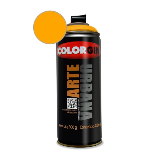 Tinta Spray Arte Urbana Eldorado Colorgin 350g - Imagem principal - 544f45fc-2b57-4b38-adc3-559c06f08454