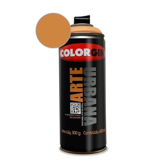 Tinta Spray Arte Urbana Madeira Colorgin 350g - Imagem principal - d73b8e3f-262f-4914-9643-328d5242d295
