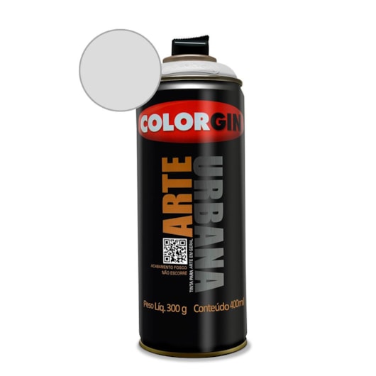 Tinta Spray Arte Urbana Neblina Colorgin 350g - Imagem principal - c3320a6a-9656-4e09-8841-65bbbe118e96