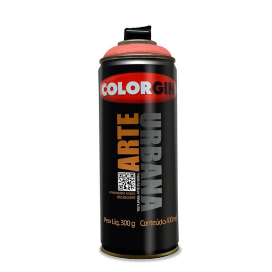 Tinta Spray Arte Urbana Tutti Frutti Colorgin 350g - Imagem principal - 9cad44b4-6c65-4a70-84b3-a0bc9ec0ae60
