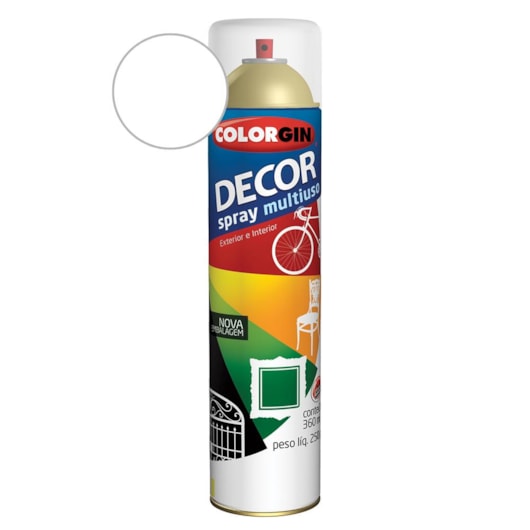 Tinta Spray Decor Verniz Uso Geral Colorgin 250g - Imagem principal - 2c3c71c1-c8d3-4237-9d79-710821834dd5