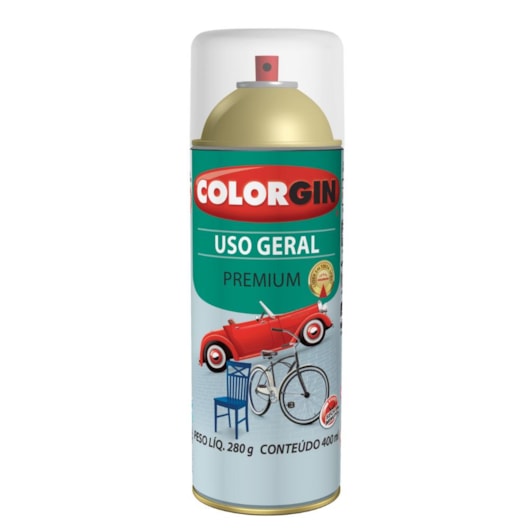 Tinta Spray Uso Geral Premium  Verniz Incolor Colorgin 280g - Imagem principal - e9996052-8d26-4b70-884a-1e3359fabd1e