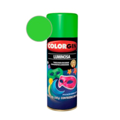 Tinta Spray Verde Luminosa Colorgin 235g