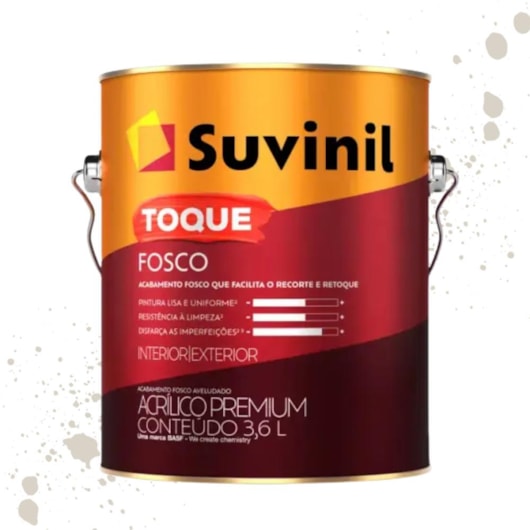Tinta Toque Fosco Clássica Algodão Egipcio Suvinil 3,6L - Imagem principal - 82a3e0d3-7603-42fd-9406-a700987a7455