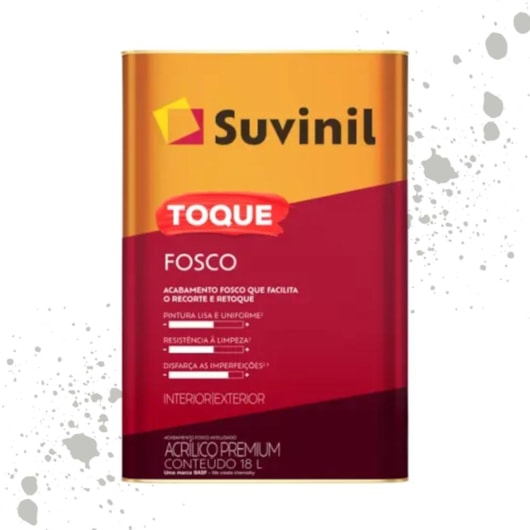 Tinta Toque Fosco Clássica Elefante Suvinil 18L - Imagem principal - 4f3a0add-4524-460a-81ac-7fca58bb762c