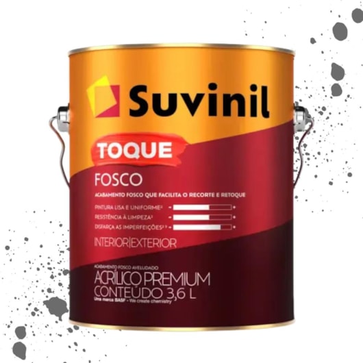 Tinta Toque Fosco Clássica Granito Nobre Suvinil 3,6L - Imagem principal - 54b751c0-6010-45e7-9aaa-9fa9e4cecb87