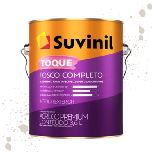 Tinta Toque Fosco Completo Algodão Egipcio Suvinil 3,6L - Imagem principal - a0fa8d9b-fa97-416a-b777-eba691c85bb2