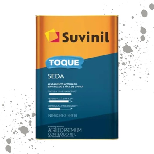 Tinta Toque Seda Elefante Suvinil 18L - Imagem principal - 38b4a18e-99da-42bc-a157-59c88be4a27e