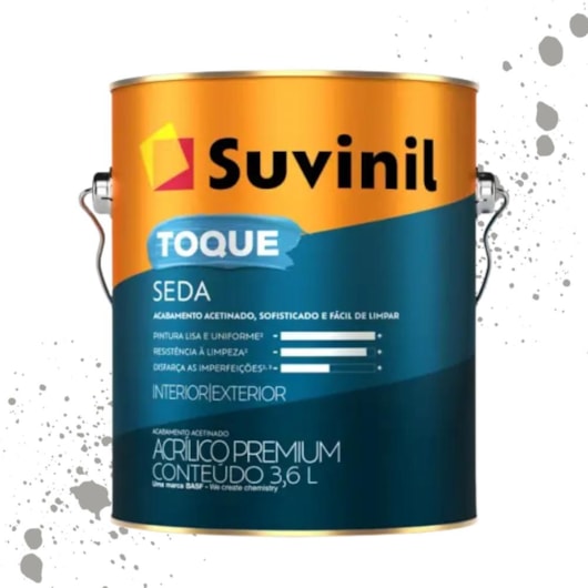 Tinta Toque Seda Elefante Suvinil 3,6L - Imagem principal - 88fac73a-5230-4e47-aa95-928c684200fe