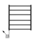 Toalheiro Aquecido Bivolt E Bilateral Blend Preto Fosco Thermo 75W - 0f26f816-9dc3-4de7-be72-290a693f4e33