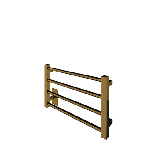 Toalheiro Aquecido Bivolt E Bilateral Mezcla Clean Dourado Claro Thermo 55W - Imagem principal - 38887b41-7282-4a7e-8ffe-1847e06b37d6