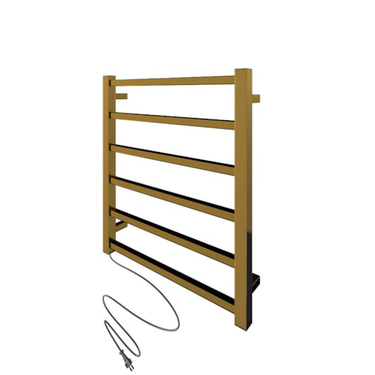 Toalheiro Aquecido Bivolt E Bilateral Prime Clean Dourado Claro Thermo 75W - Imagem principal - d0548914-575a-42f7-91e6-e2b243f42c84