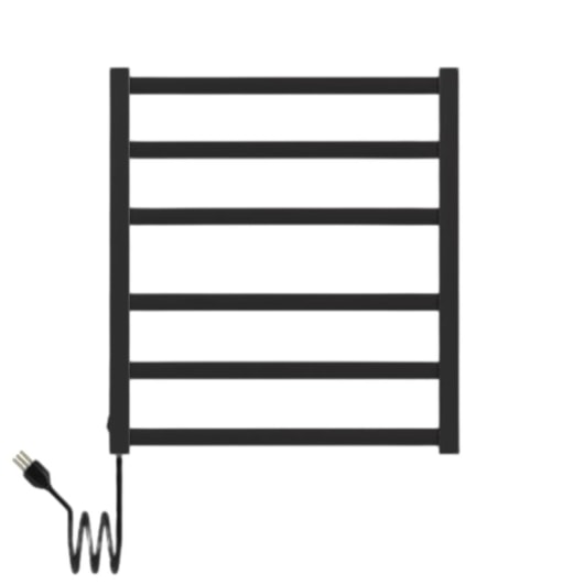 Toalheiro Aquecido Bivolt e Bilateral Prime Preto Fosco Thermo 75W - Imagem principal - 94fb3e40-5a61-4d2f-95ee-95694ccf2cb9