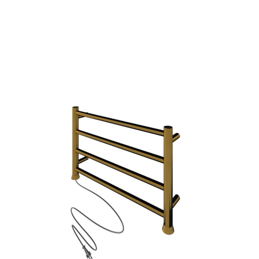 Toalheiro Aquecido Bivolt E Bilateral Round Dourado Claro Thermo 55W - Imagem principal - f1de4da3-9e4f-4e82-b1f4-c0cebdd1974f