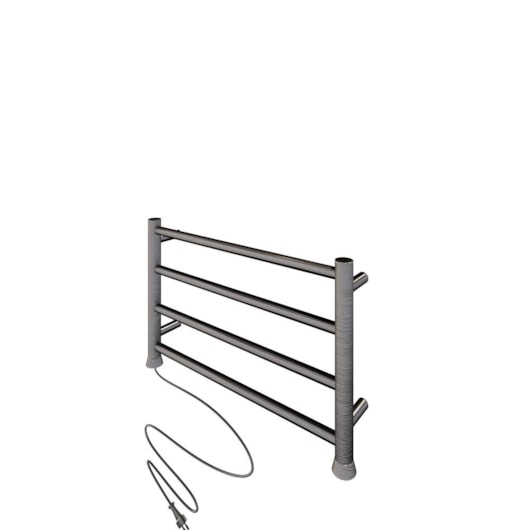 Toalheiro Aquecido Bivolt E Bilateral Round Inox Escovado Thermo 45W - Imagem principal - 737112e3-6fbe-4b7d-8bc1-0175211d02dd