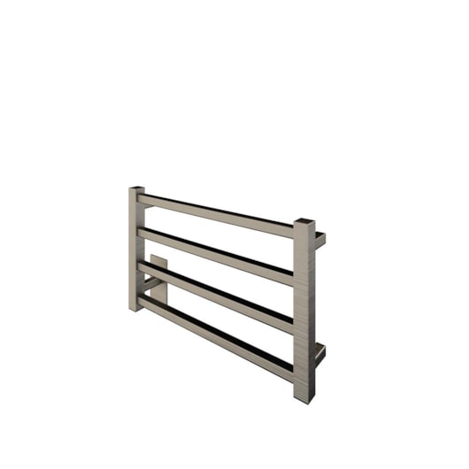 Toalheiro Aquecido Bivolt E Bilateral Square Clean Níquel Escovado Thermo 45W - Imagem principal - 79ac6e7e-24f5-4d07-97c9-37c1a9665e62