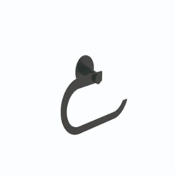 Toalheiro Argola Black Matte Lexxa