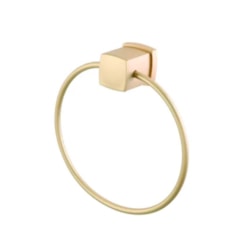 Toalheiro Argola Block 38 Dourado Matte Meber