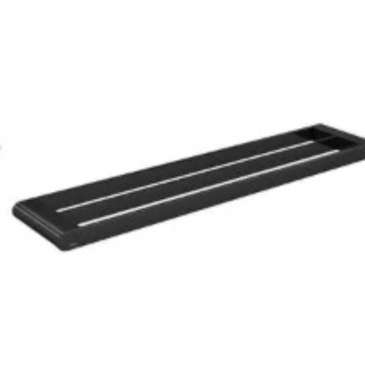Toalheiro Barra Dupla Black Noir Deca
