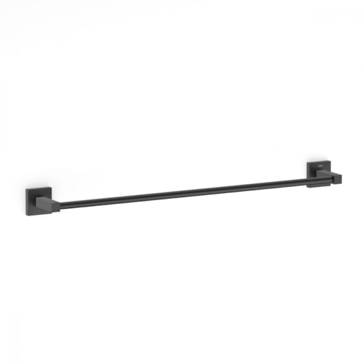 Toalheiro Barra  N. Elite Preto Matte Celite 60cm - Imagem principal - 95235c66-bd6e-44cc-a031-f10778a393ac
