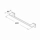 Toalheiro Barra Ritmo Cromado Roca 40cm - b94d41dc-3c9d-4dcc-a356-9ae95383546e