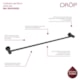 Toalheiro Black Matte Drop 60cm - 17797d1c-fc1b-437c-b72d-dde06e669d4f