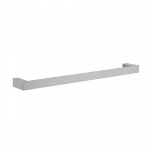 Toalheiro Com Cristal Quadratta Kr566 Cromado Kromma 60cm - Imagem principal - 54e0ea13-1fca-46b1-bcb9-4579a29c9b8e