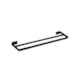 Toalheiro Duplo Em Aço Inox Kr716 Black Matte Kromma 50cm - e88acf43-ac62-4797-b9bf-a1bb3550d28e