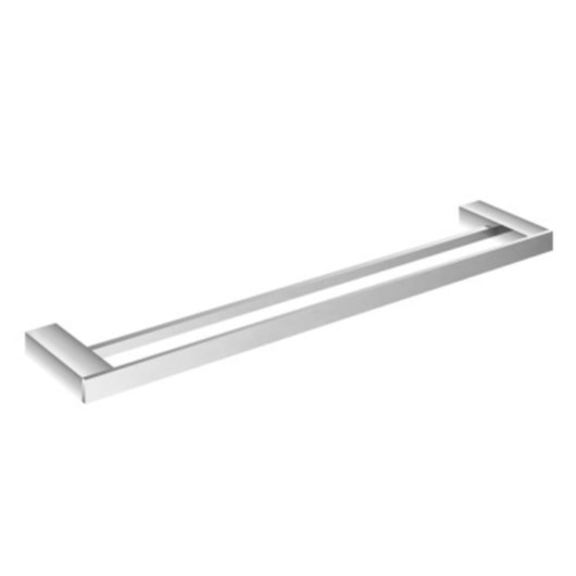 Toalheiro Duplo Kr568 Cromado Kromma 60cm - Imagem principal - b96b3079-f7b3-49d2-a0b3-992a8df5de3c