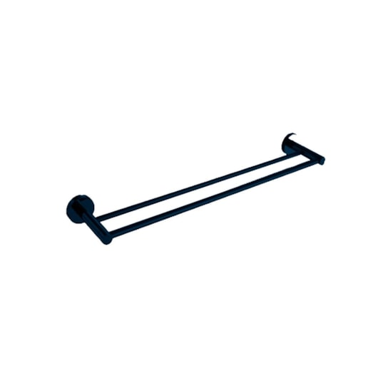 Toalheiro Duplo Kr667 Azul Matte Kromma 55cm - Imagem principal - 80dbcfc8-f05e-400a-a97b-7c2115829450