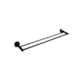 Toalheiro Duplo Kr667 Black Matte Kromma 55cm - 2c981a6f-9322-41d1-acbf-666e54be70ba