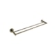 Toalheiro Duplo Kr667 Dourado Escovado  Kromma 55cm - a33395df-c1b4-405c-862b-841409b46af4