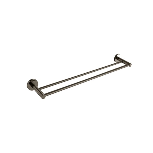 Toalheiro Duplo Kr667 Onix Matte  Kromma 55cm - Imagem principal - 276f3479-92da-4fca-a8e8-e83815b74b93