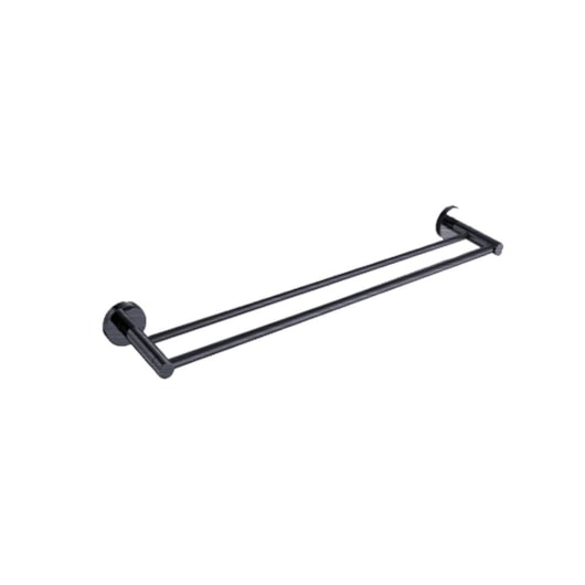 Toalheiro Duplo Kr667 Titânio Escovado  Kromma 55cm - Imagem principal - d050e92d-13c0-4fff-8ac2-922e097eb797