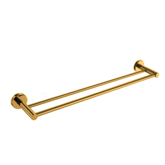 Toalheiro Duplo Kr7667 Dourado Kromma 55cm - Imagem principal - d7741d0c-bad1-4171-8ce0-5dd2c08bc8b8