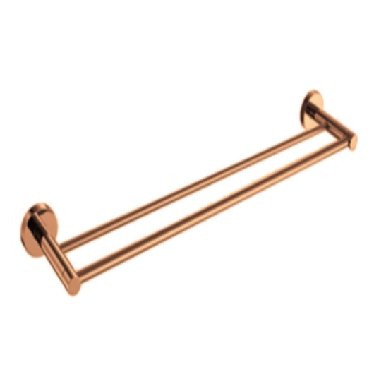 Toalheiro Duplo Kr8651 Rose Gold Kromma 55cm - Imagem principal - 125185a0-339d-41f1-95b5-62a3f024c7ea