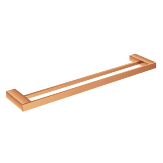 Toalheiro Duplo Kr998 Rose Gold Kromma 60cm - Imagem principal - d51c2ef3-4455-4571-bfac-6bf908c6dc1a