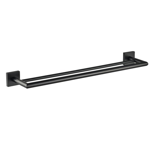 Toalheiro Duplo Loren Loft 2042 B83 Black Lorenzetti  - Imagem principal - e36698f1-2da6-4efa-befc-125f7b90474b