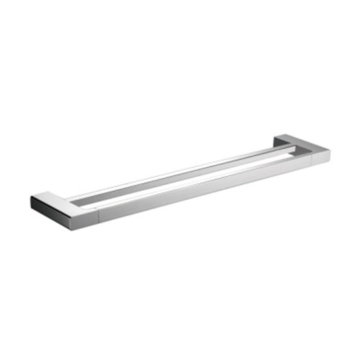 Toalheiro Duplo Quadratta Rbace20238 Cromado Rubinettos 55cm - Imagem principal - 1ae5d82e-8d8e-4992-ae4c-54fdbedbbb3d