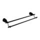 Toalheiro Duplo Rbace1114 Black Matte Rubinettos 60cm - 53b85fc1-0768-495a-91fc-9ed225b96788