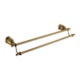 Toalheiro Duplo Rbace1114 Dourado Escovado Rubinettos 60cm - 1a032345-ef03-4a47-bc04-c1d786a470d1