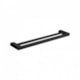 Toalheiro Duplo Rbace20238 Black Matte Rubinettos 55cm - c4731861-bb4a-4fa8-8396-78a5391c38d5