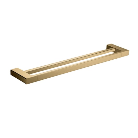 Toalheiro Duplo Rbace20238 Champagne Matte Rubinettos 55cm - Imagem principal - 298feea9-5918-442e-8155-694b8601ccec