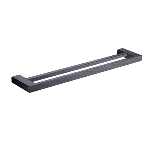 Toalheiro Duplo Rbace20238 Titânio Escovado Rubinettos  55cm - Imagem principal - 40d741f8-1310-4d94-92f0-be6e7fb27008